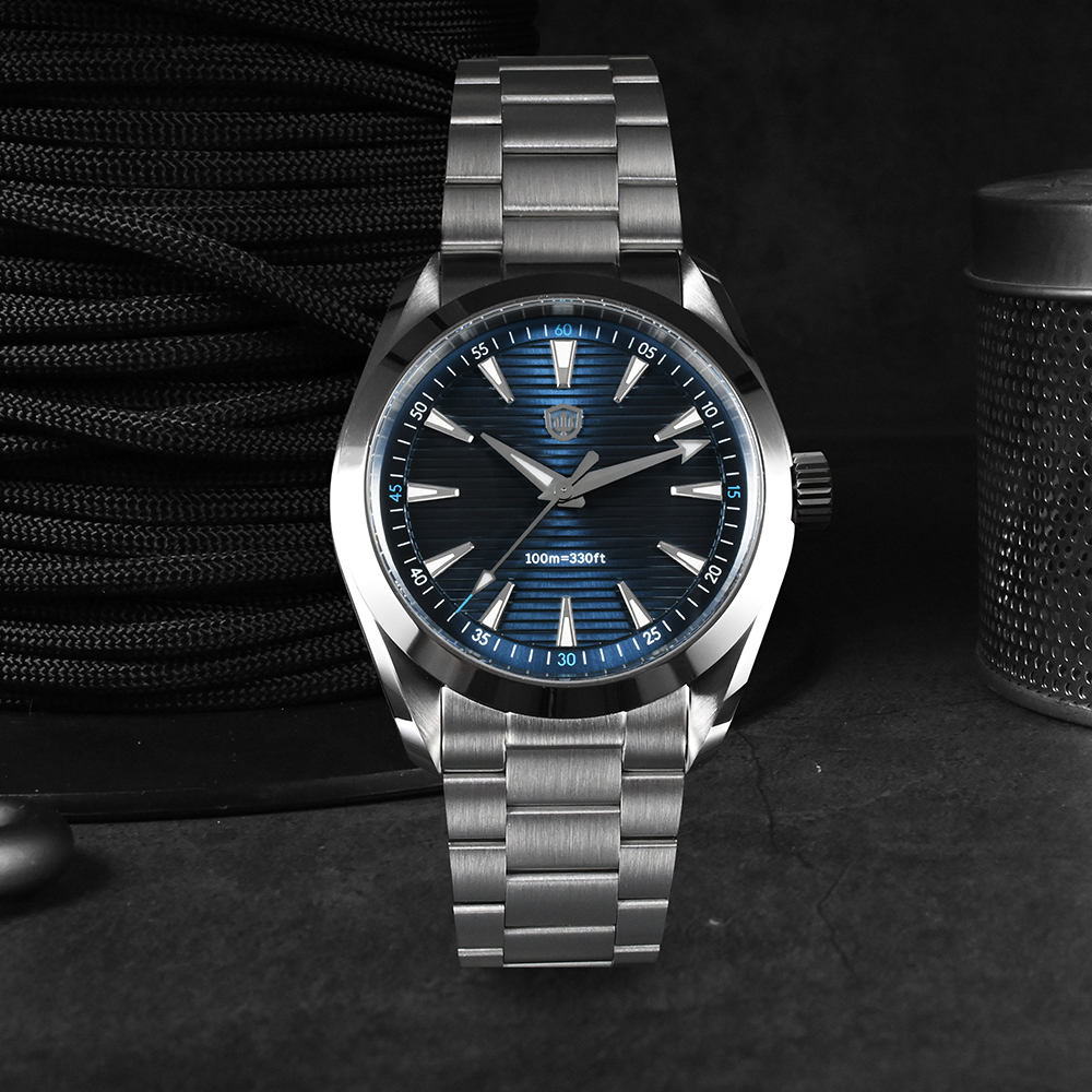 Watchdives 38mm Quartz Watch V - Guilloché Dial Watch ulasan dan harga