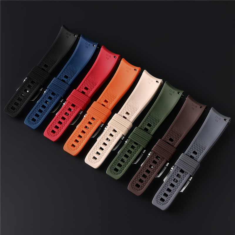 20mm 21mm 22mm Fluoro Rubber W - Luxury Watch Omega ulasan dan harga