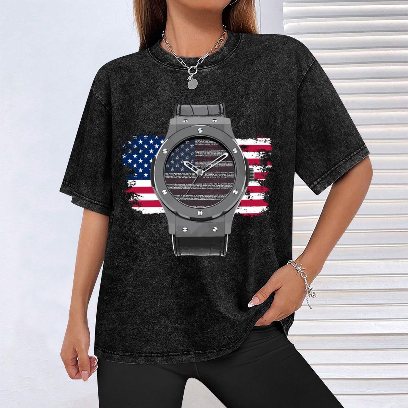 LUXURY WATCH DRAWING T-Shirt W - Luxury Watch Drawing ulasan dan harga