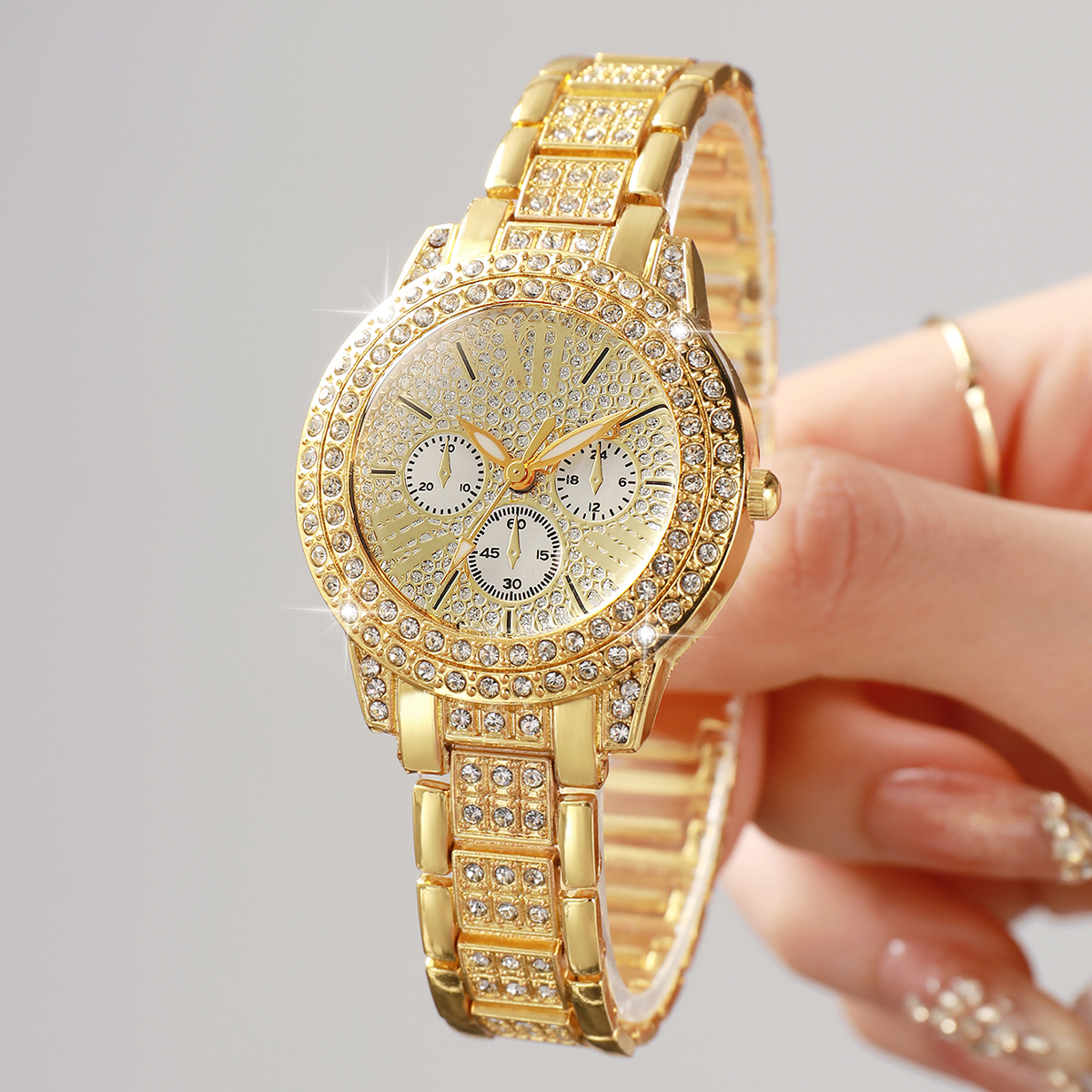 Fashion Decorative Three-eyes  - Luxury Watch For Girls ulasan dan harga