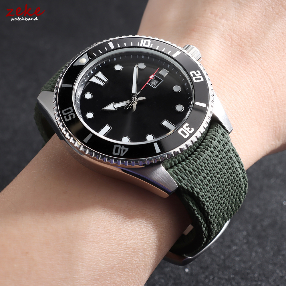 Curved End FKM Rubber Watch St - Luxury Watch Omega ulasan dan harga