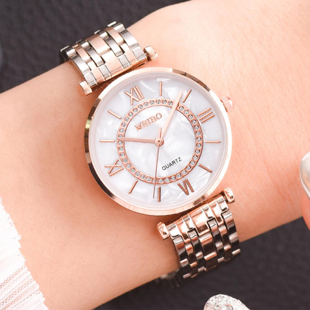 Luxury Crystal Women Bracelet  - Luxury Watch For Girls ulasan dan harga