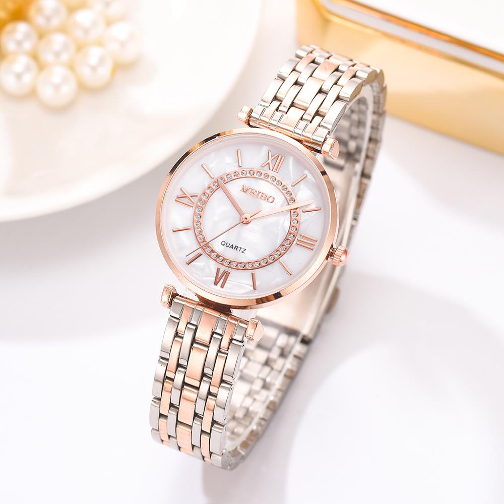Luxury Crystal Women Bracelet  - Luxury Watch For Girls ulasan dan harga