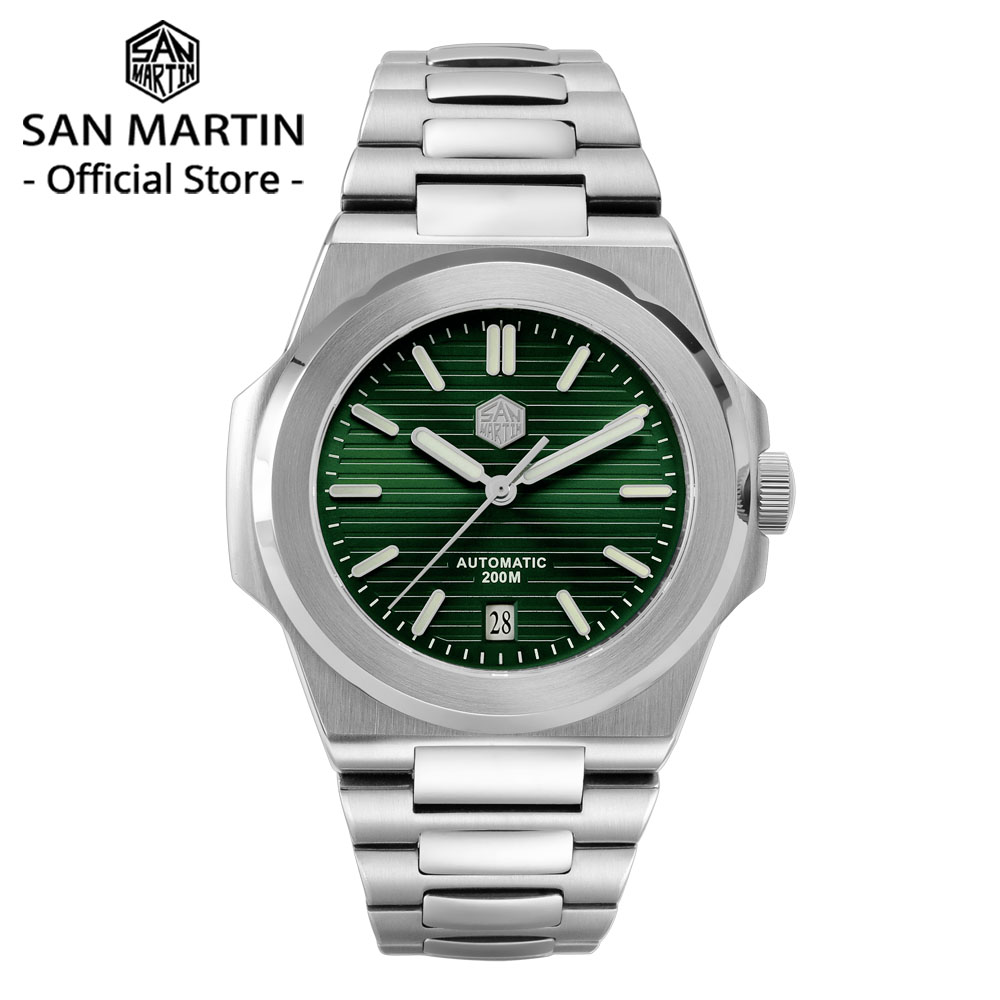 San Martin 42mm Top Band Men D - Guilloché Dial Watch ulasan dan harga