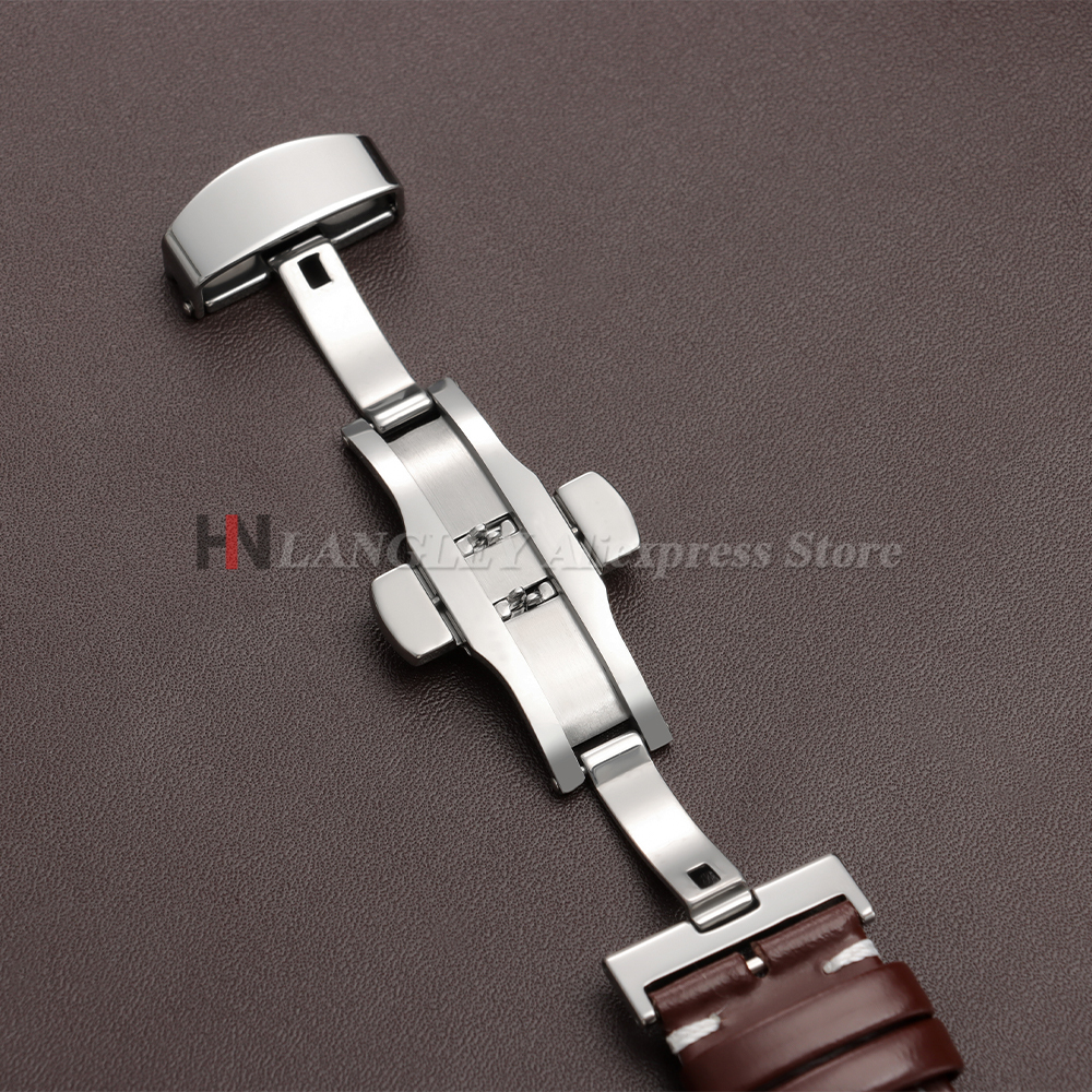 20mm 22mm Oiled Genuine Leathe - Luxury Watch Class ulasan dan harga