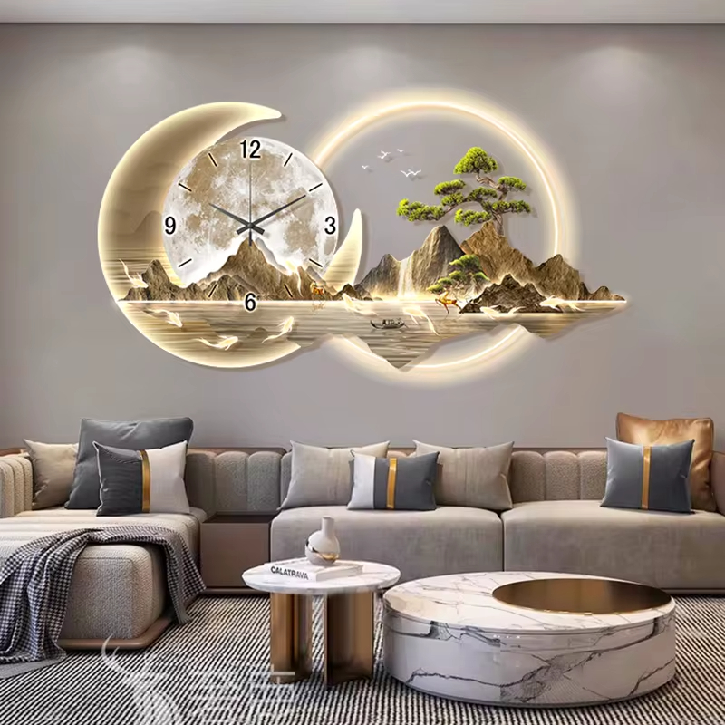 Fashion Luxury Clock Wall Chin - Luxury Watch Wall Clock ulasan dan harga