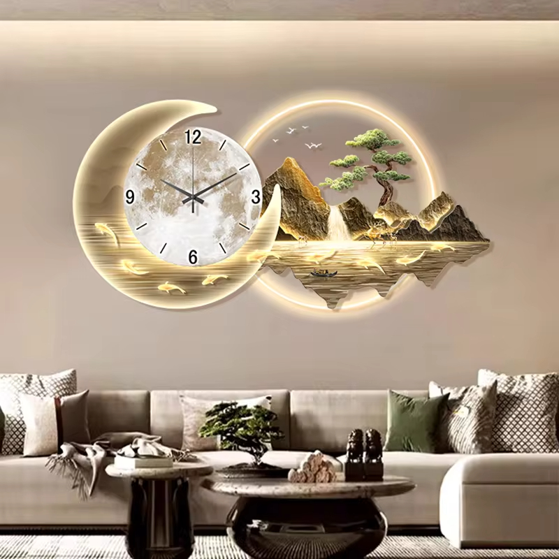 Fashion Luxury Clock Wall Chin - Luxury Watch Wall Clock ulasan dan harga