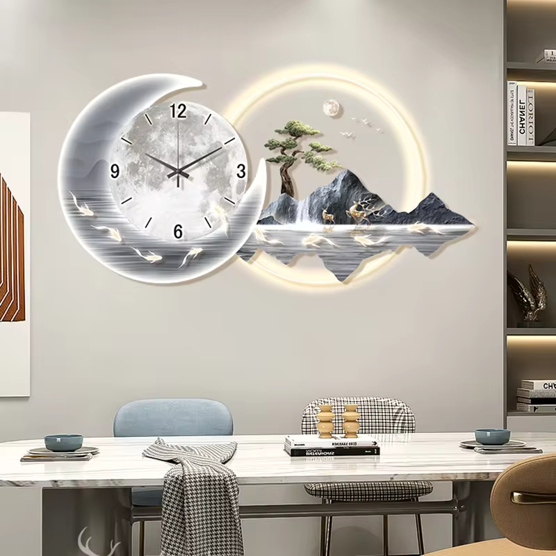 Fashion Luxury Clock Wall Chin - Luxury Watch Wall Clock ulasan dan harga