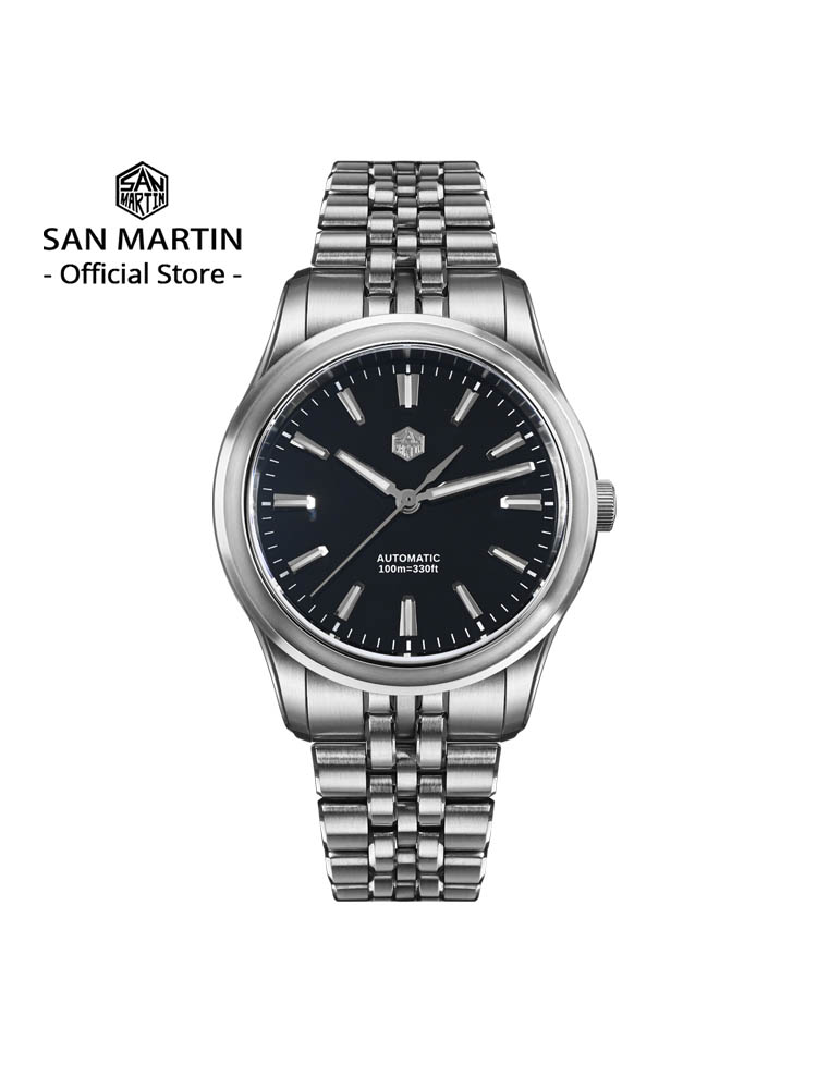 San Martin 36mm 39mm Gada Clas - Guilloché Dial Watch ulasan dan harga
