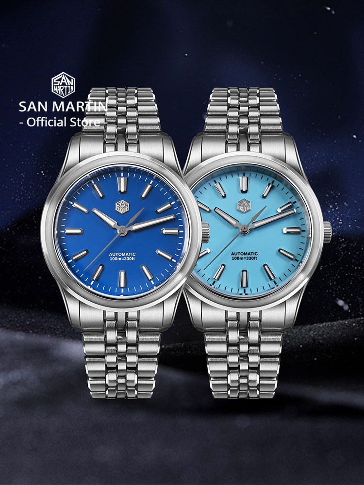 San Martin 36mm 39mm Gada Clas - Guilloché Dial Watch ulasan dan harga
