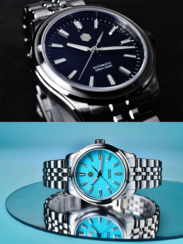San Martin 36mm 39mm Gada Clas - Guilloché Dial Watch ulasan dan harga
