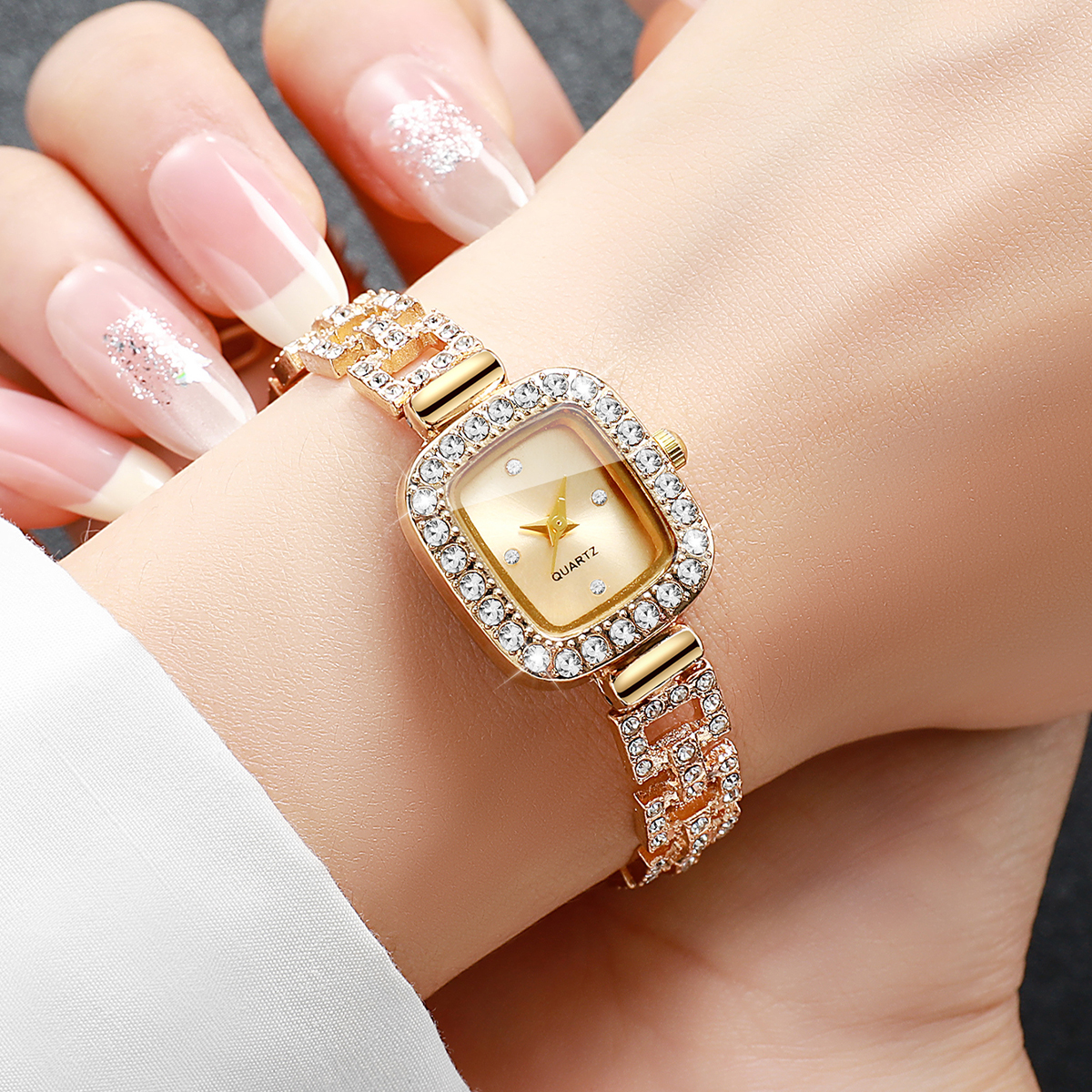 Luxury Rhinestone Bracelet Str - Luxury Watch For Girls ulasan dan harga