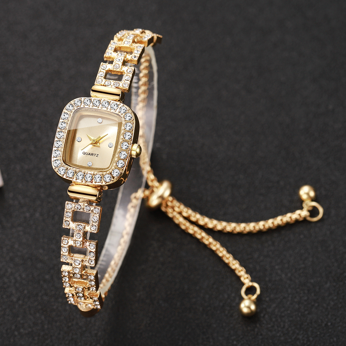 Luxury Rhinestone Bracelet Str - Luxury Watch For Girls ulasan dan harga
