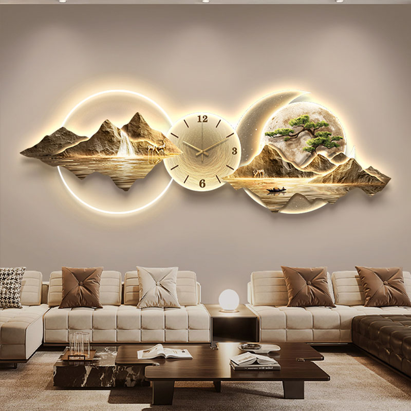 Living Room Wall Clocks Art Mu - Luxury Watch Wall Clock ulasan dan harga
