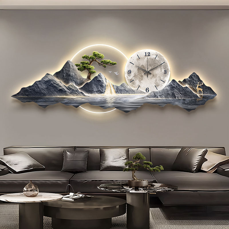 Living Room Wall Clocks Art Mu - Luxury Watch Wall Clock ulasan dan harga