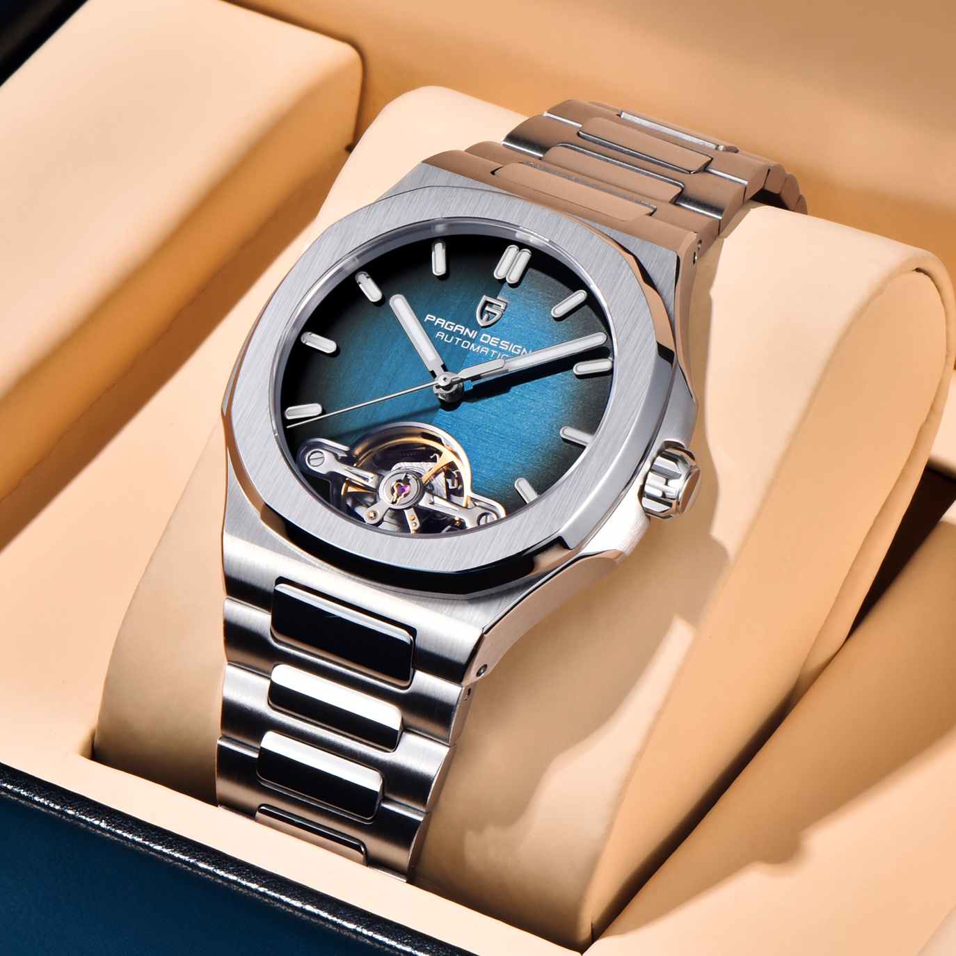 PAGANI DESIGN New Mechanical H - Tourbillon Movement Watch ulasan dan harga