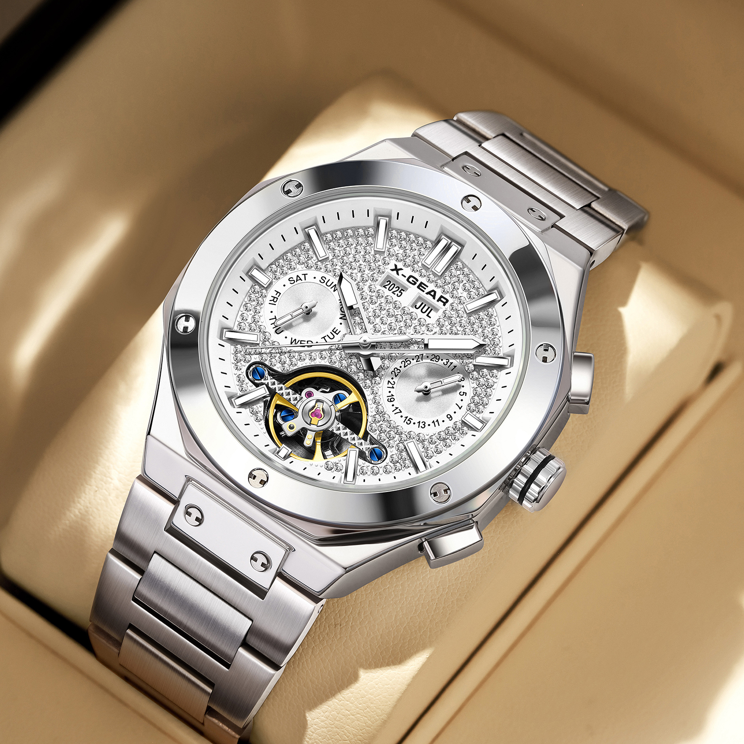 X-GEAR Men's Luxury Tourbillon - Luxury X I Watch ulasan dan harga