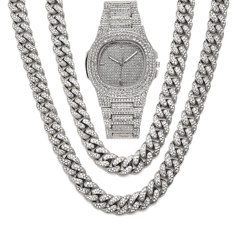 Rapper Chain HipHop Miami Curb - Luxury Watch Miami ulasan dan harga