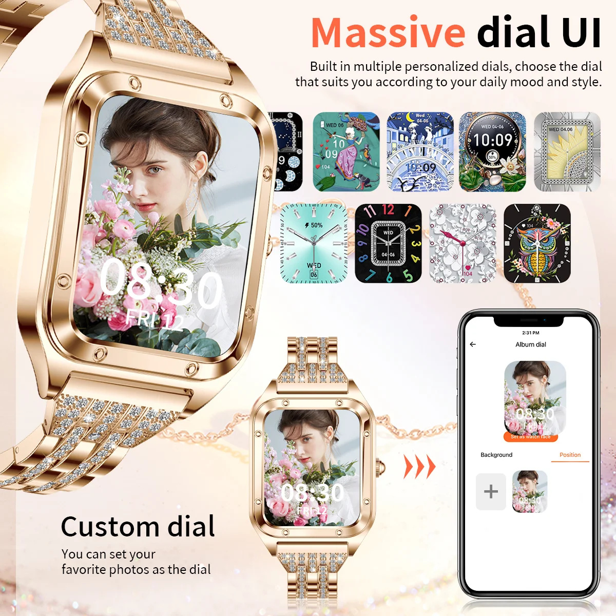 1.57Inch Top Luxury Smart Watc - Compass Watch Luxury ulasan dan harga