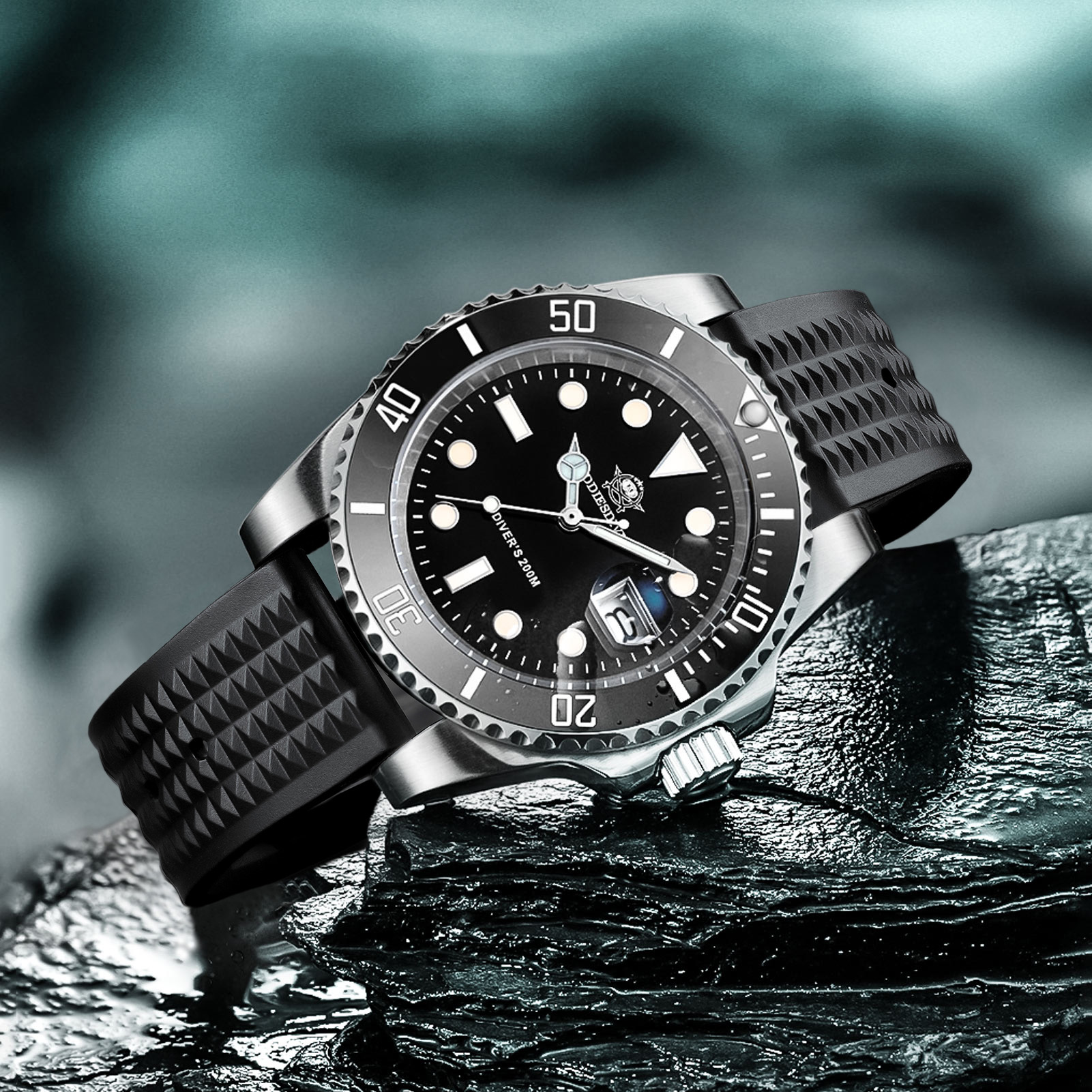 ADDIESDIVE Luxury Stainless St - Luxury Watch Drawing ulasan dan harga