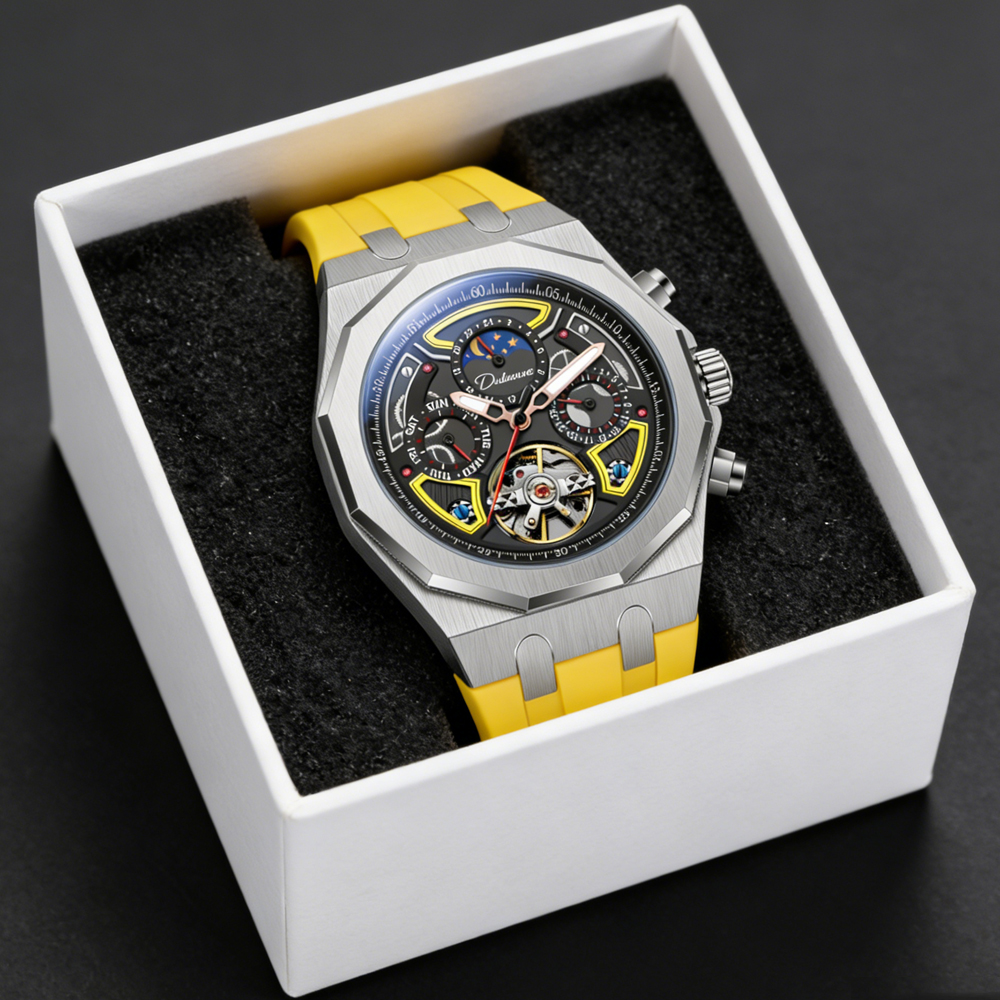 Top Brand Sport Mens Tourbillo - Tourbillon Movement Watch ulasan dan harga