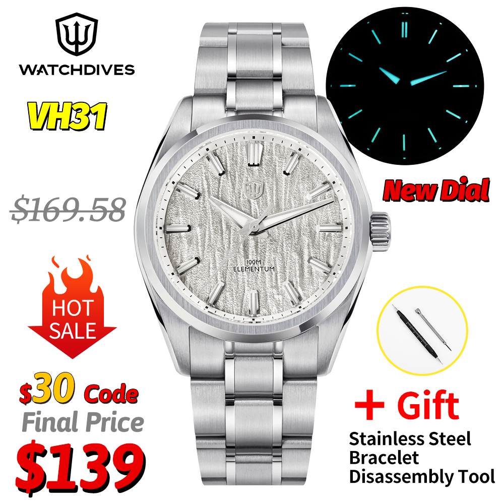 Watchdives New WD0003C Quartz  - Guilloché Dial Watch ulasan dan harga