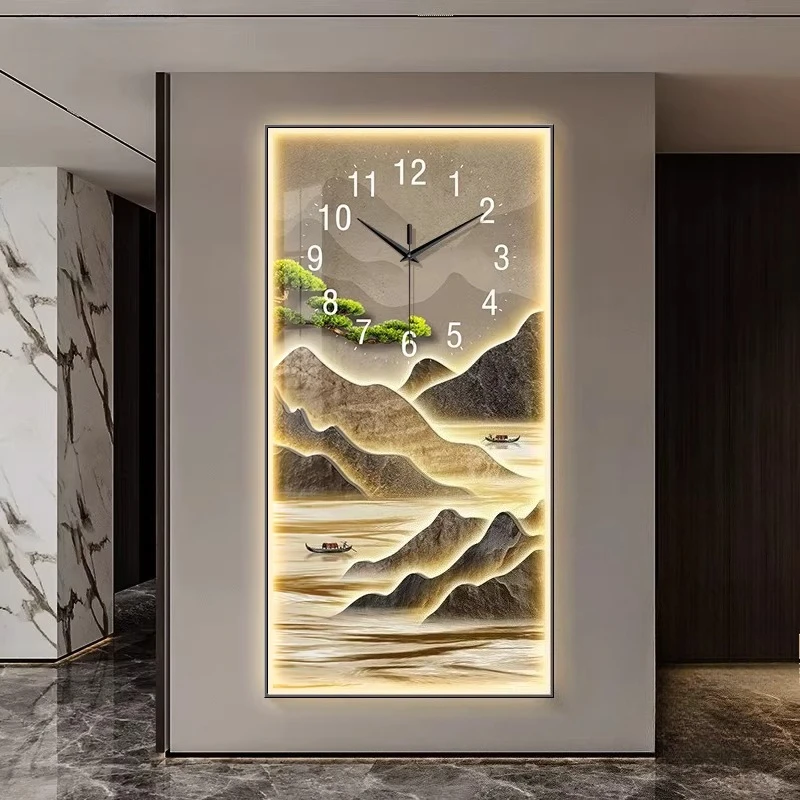 room decoration Wall clock hom - Luxury Watch Wall Clock ulasan dan harga