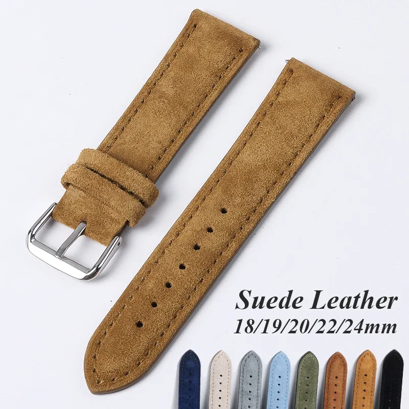 Suede Genuine Leather Watchban - Luxury Watch Class ulasan dan harga