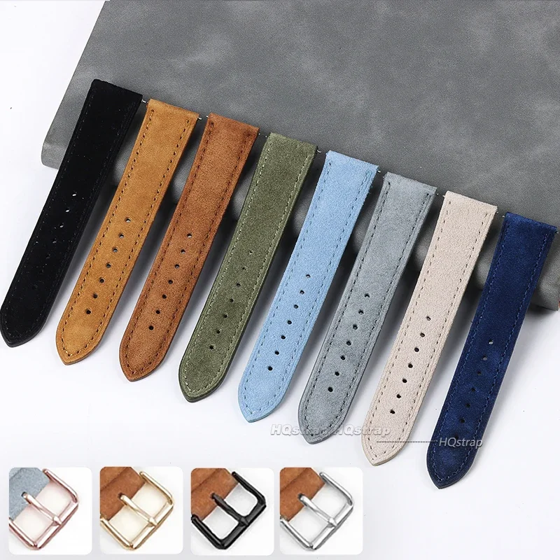 Suede Genuine Leather Watchban - Luxury Watch Class ulasan dan harga
