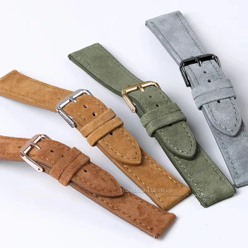 Suede Genuine Leather Watchban - Luxury Watch Class ulasan dan harga