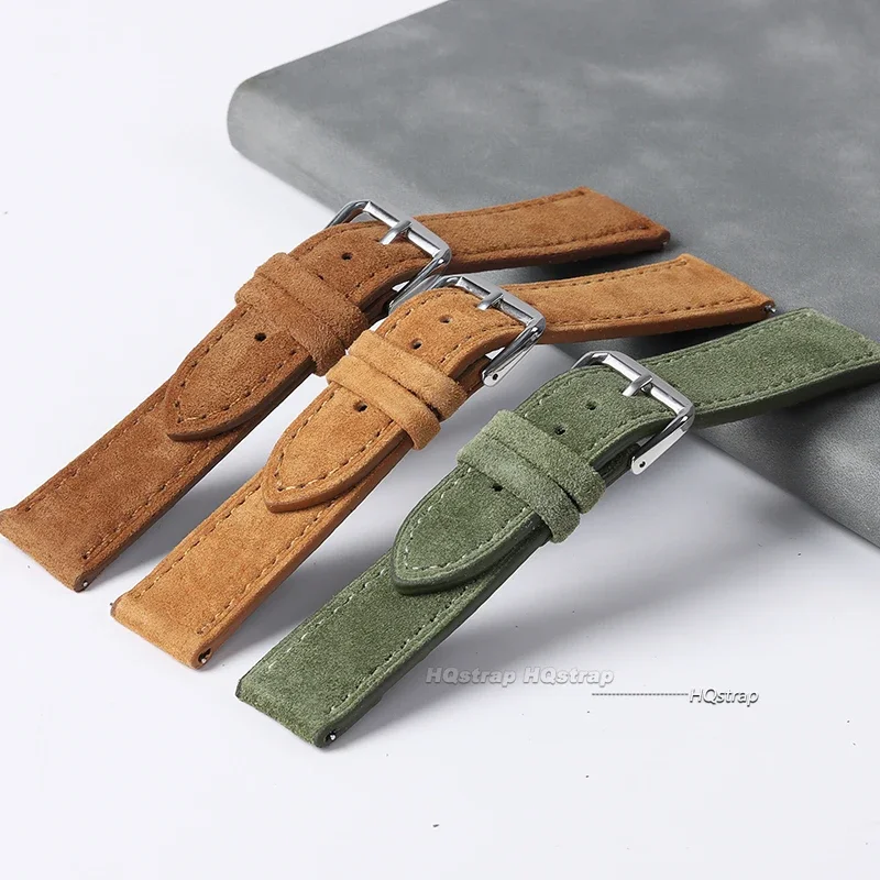 Suede Genuine Leather Watchban - Luxury Watch Class ulasan dan harga