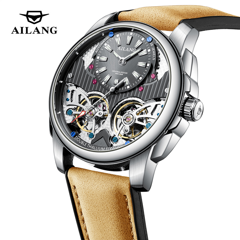 AILANG Double Tourbillon Serie - Tourbillon Movement Watch ulasan dan harga