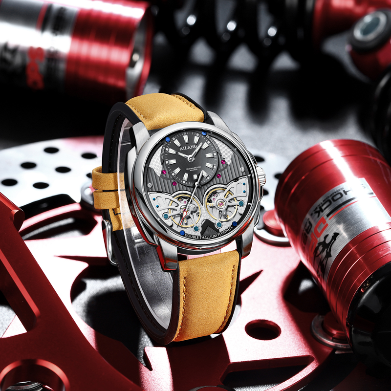 AILANG Double Tourbillon Serie - Tourbillon Movement Watch ulasan dan harga