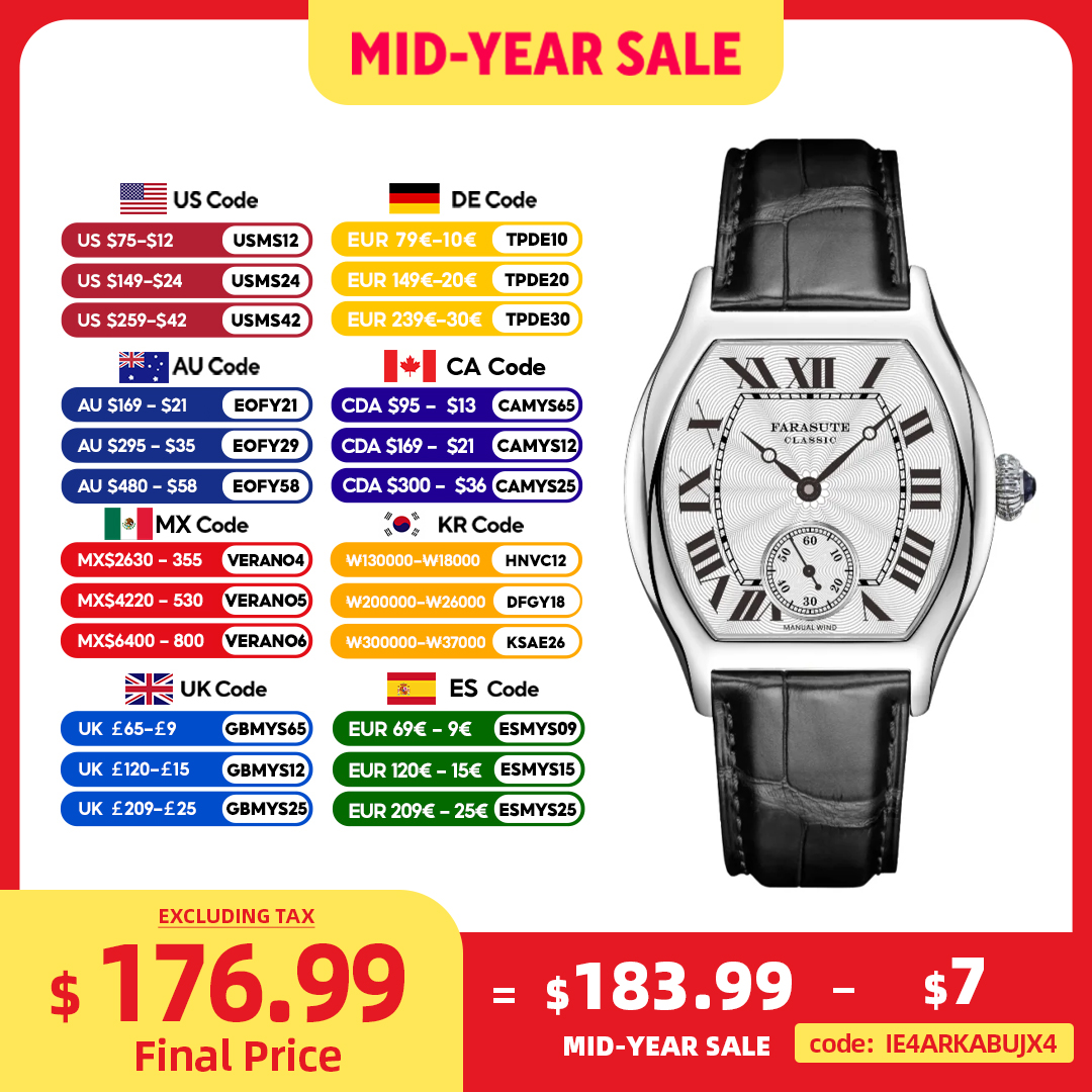 FARASUTE 36mm Retro Hangzhou C - Guilloché Dial Watch ulasan dan harga