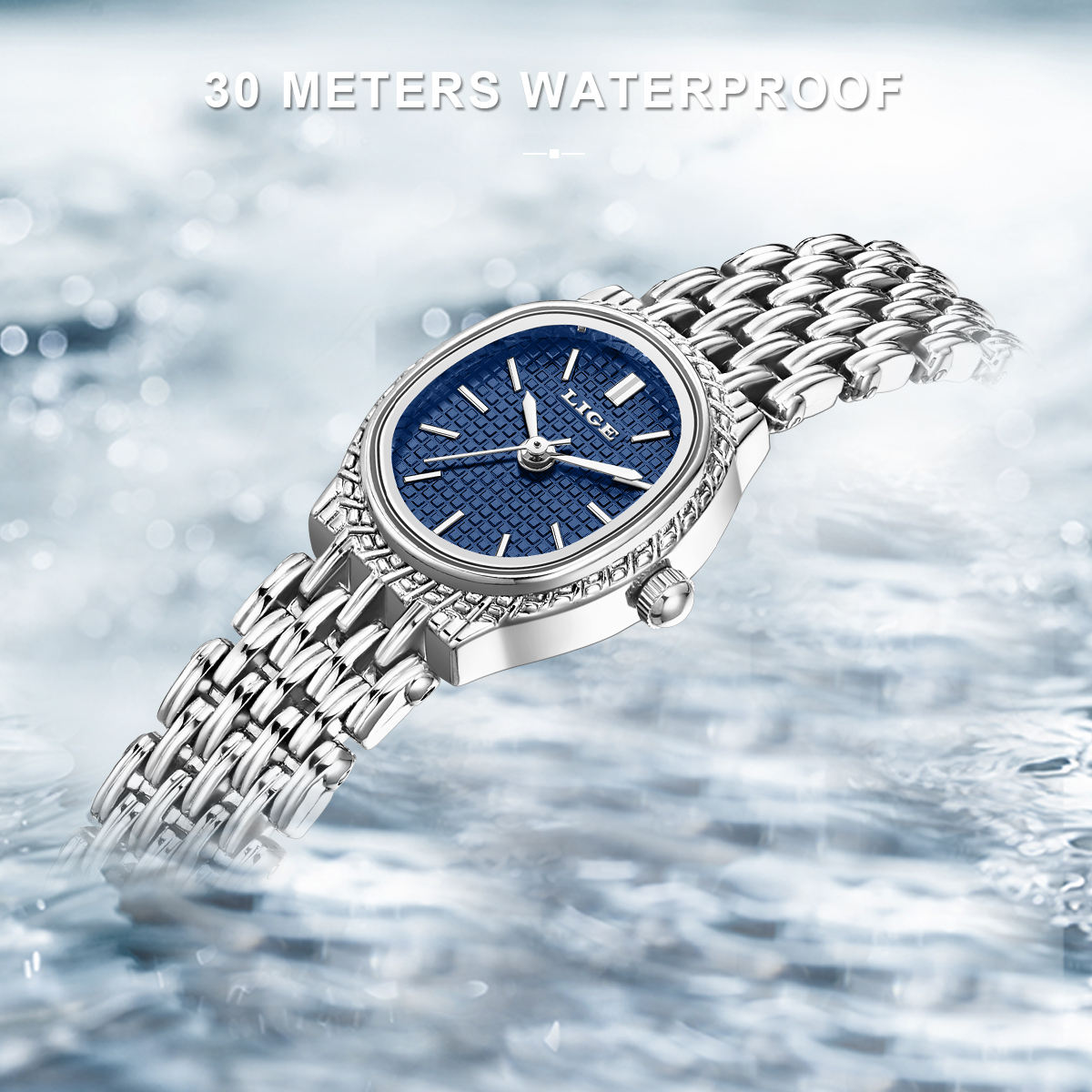 LIGE Fashion Elegant Quartz Wo - Luxury Watch And Bracelet ulasan dan harga