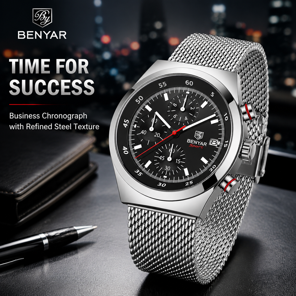 BENYAR Top Luxury Brand Men's  - Luxury Watch And Bracelet ulasan dan harga