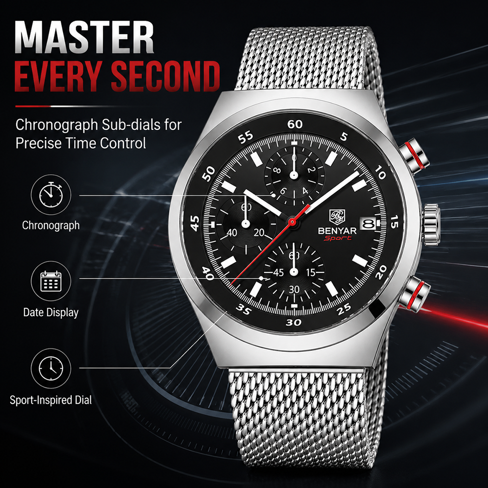 BENYAR Top Luxury Brand Men's  - Luxury Watch And Bracelet ulasan dan harga