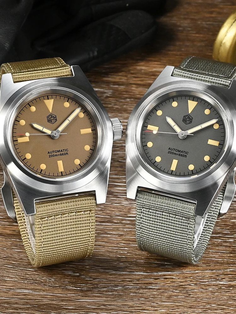 San Martin 38MM Automatic Mech - Guilloché Dial Watch ulasan dan harga