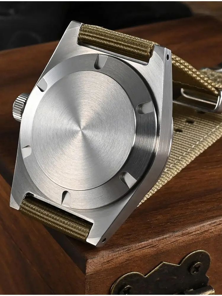 San Martin 38MM Automatic Mech - Guilloché Dial Watch ulasan dan harga