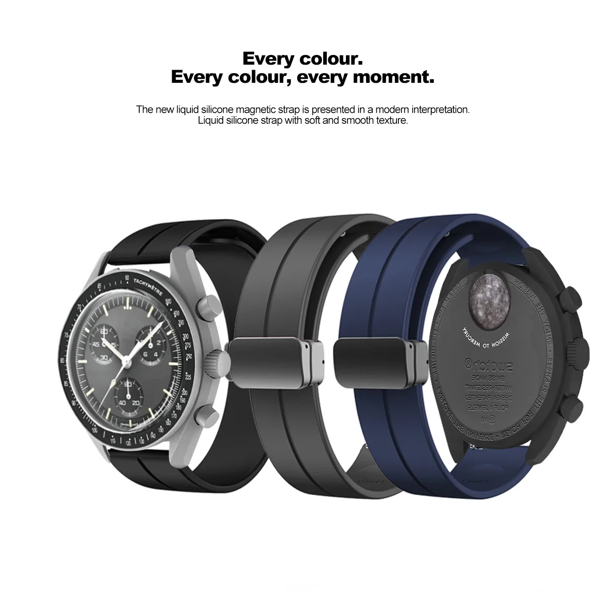 Silicone Strap For Omega X Swa - Luxury Watch Omega ulasan dan harga