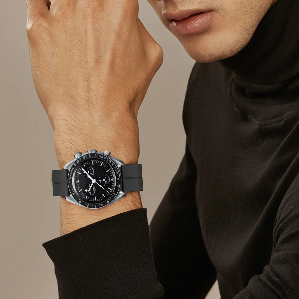 Silicone Strap For Omega X Swa - Luxury Watch Omega ulasan dan harga