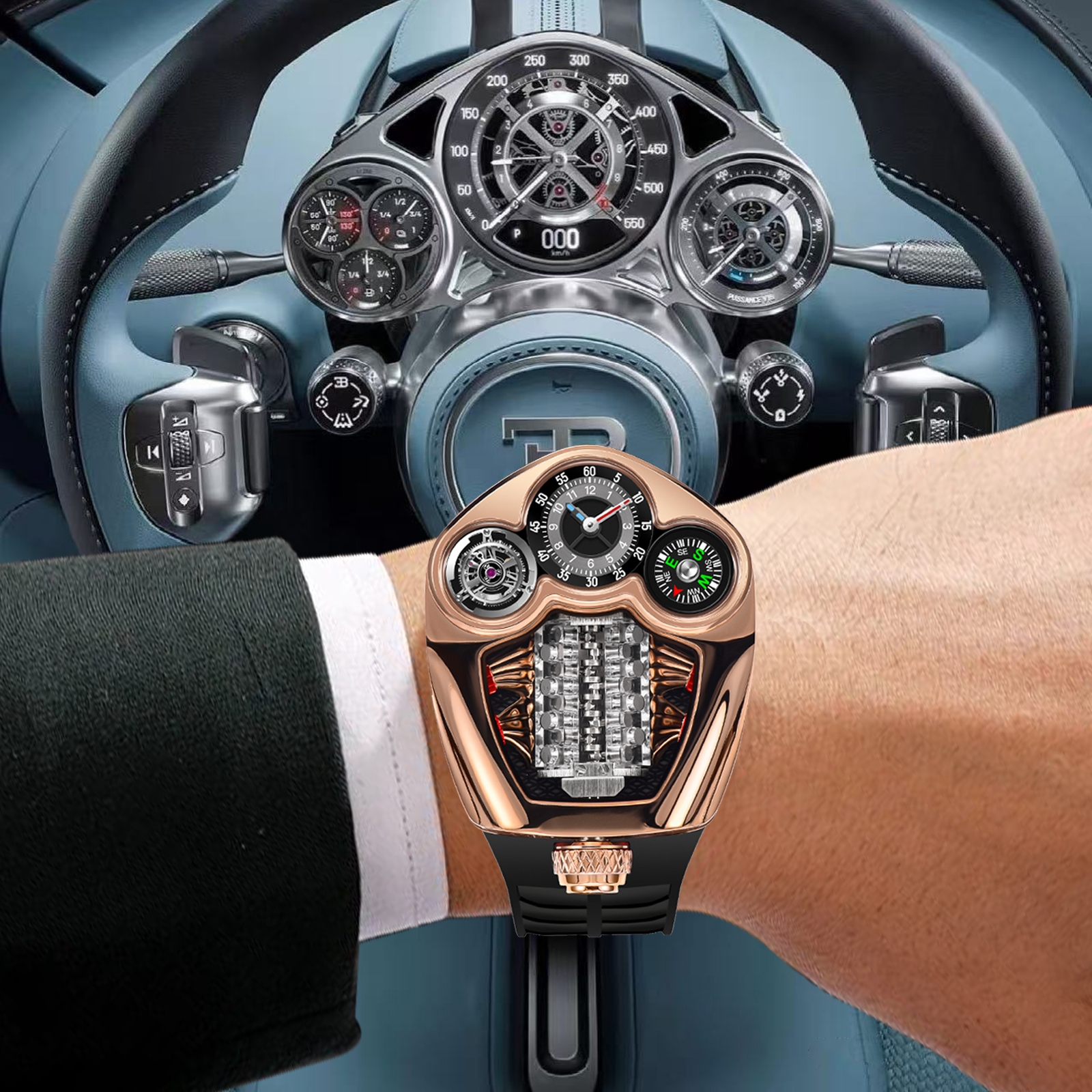 PINDU Design NEW Engine Series - Compass Watch Luxury ulasan dan harga