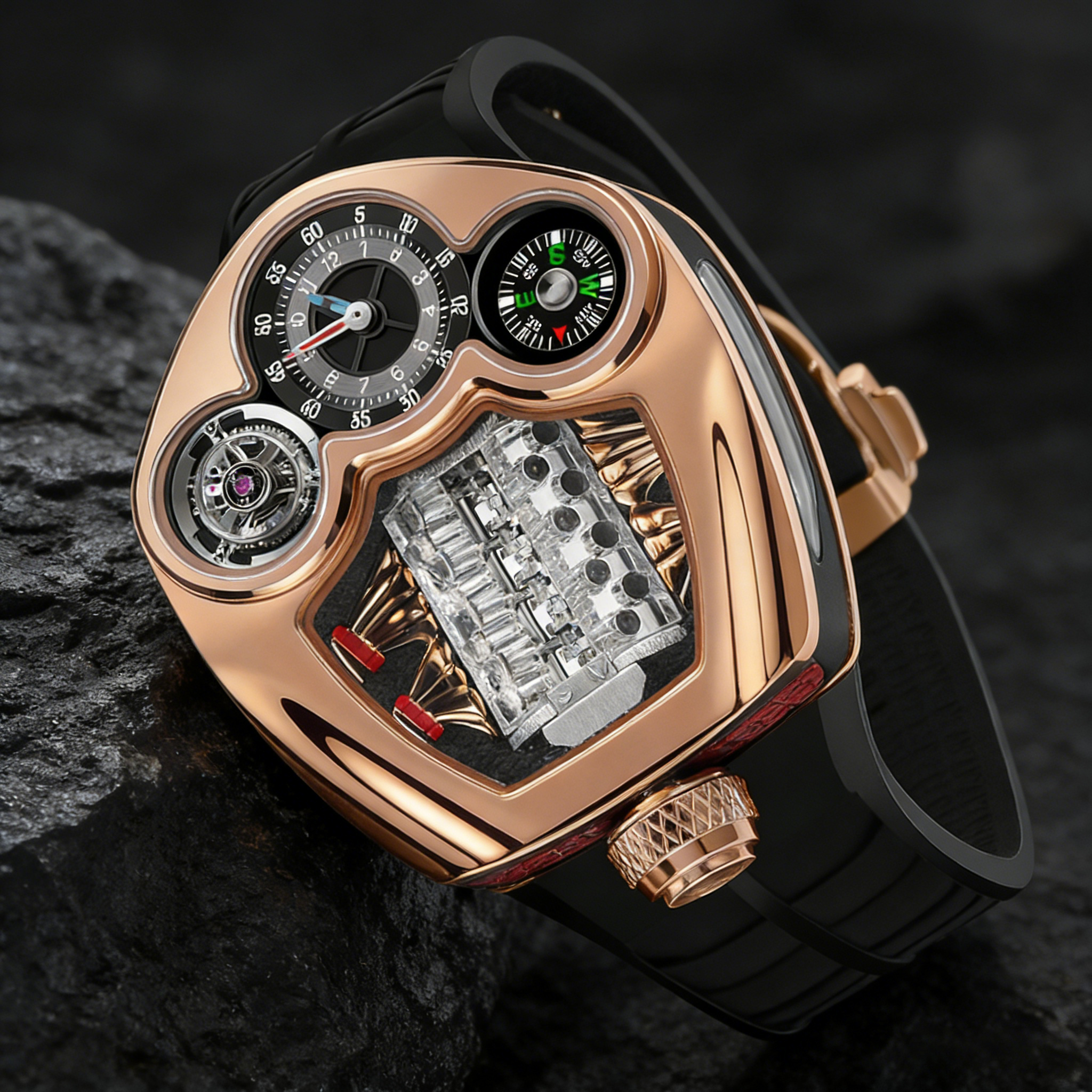 PINDU Design NEW Engine Series - Compass Watch Luxury ulasan dan harga