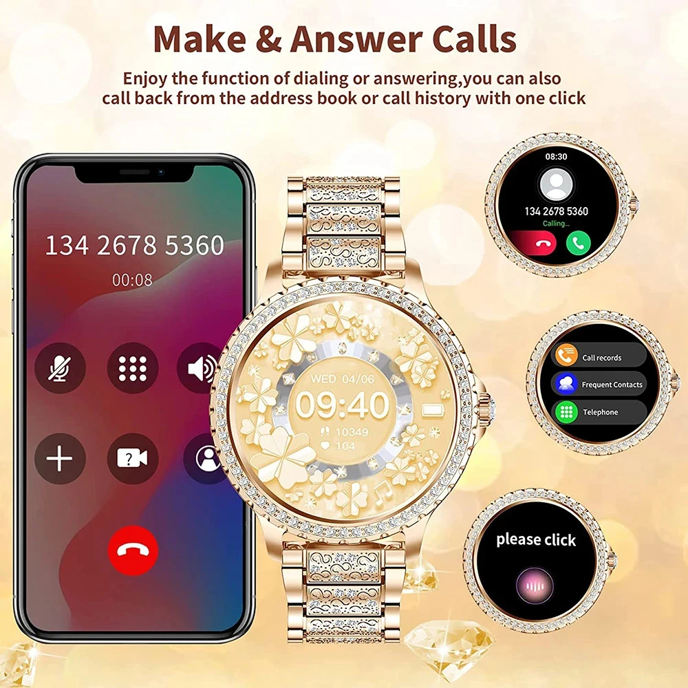 Fashion Luxury Gold Women Smar - Compass Watch Luxury ulasan dan harga