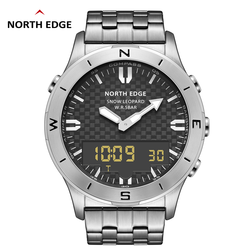 NORTH EDGE Men's Sports Digita - Compass Watch Luxury ulasan dan harga